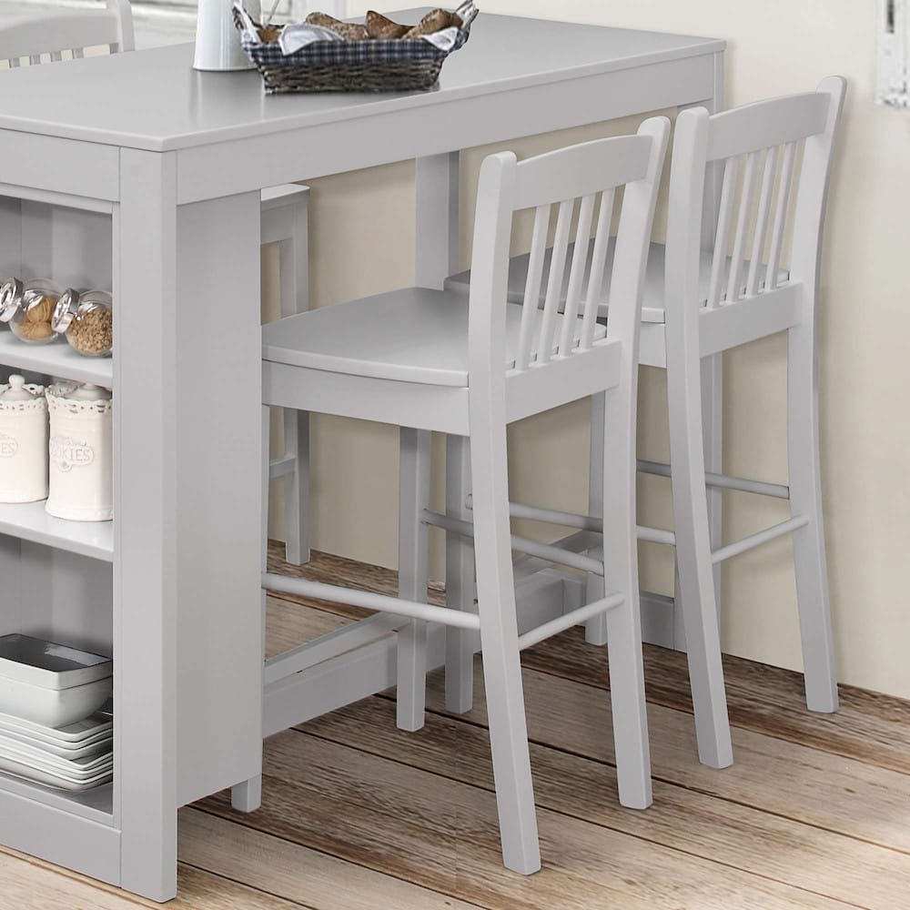 Jofran - Tribeca Counter Height Stool in Ash Grey (Set of 2) - 813EC-BS293KD view 4