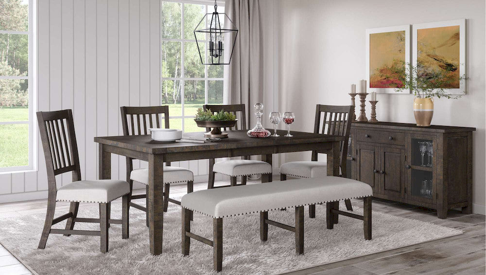 Jofran - Willow Creek 78in Six-Piece Dining Set with Bench - 2021-78D-6 view 11
