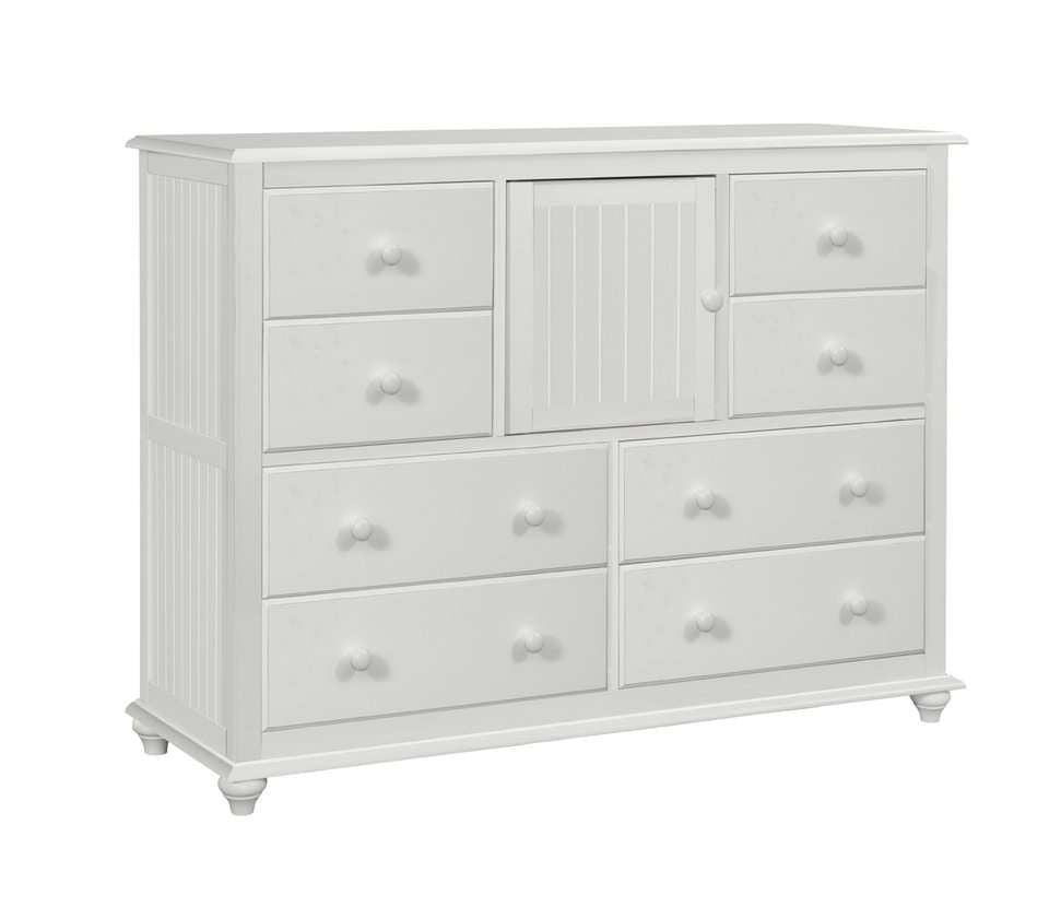 John Thomas Furniture - Cottage - 8 Drawer 1 Door Dresser - BD08-2038N veiw 1