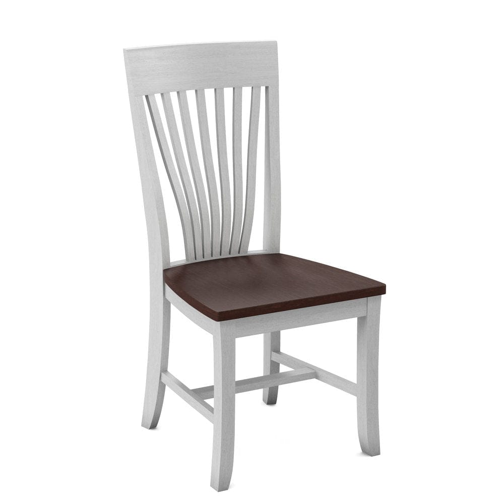 John Thomas Furniture - Curated Amanda Chair Assembled Frame in Chalk Seat and Cognac (Set of 2) - CC-85B-28-51 view 1