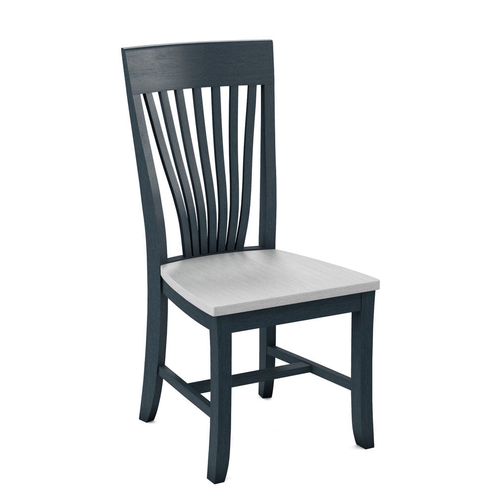John Thomas Furniture - Curated Amanda Chair Assembled Frame in Denim Seat and Chalk (Set of 2) - CC-85B-81-28 view 1