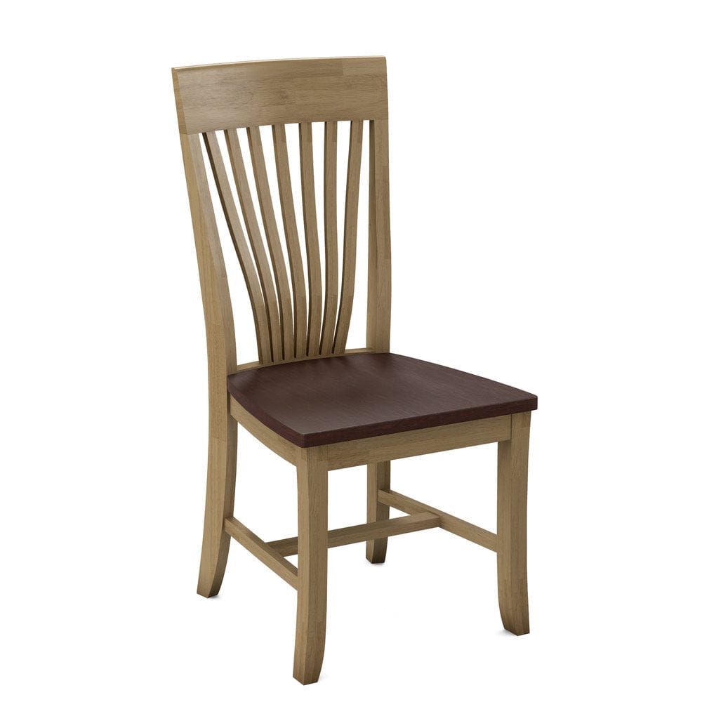 John Thomas Furniture - Curated Amanda Chair Assembled Frame in Wheat Seat and Cognac (Set of 2) - CC-85B-178-51 view 1