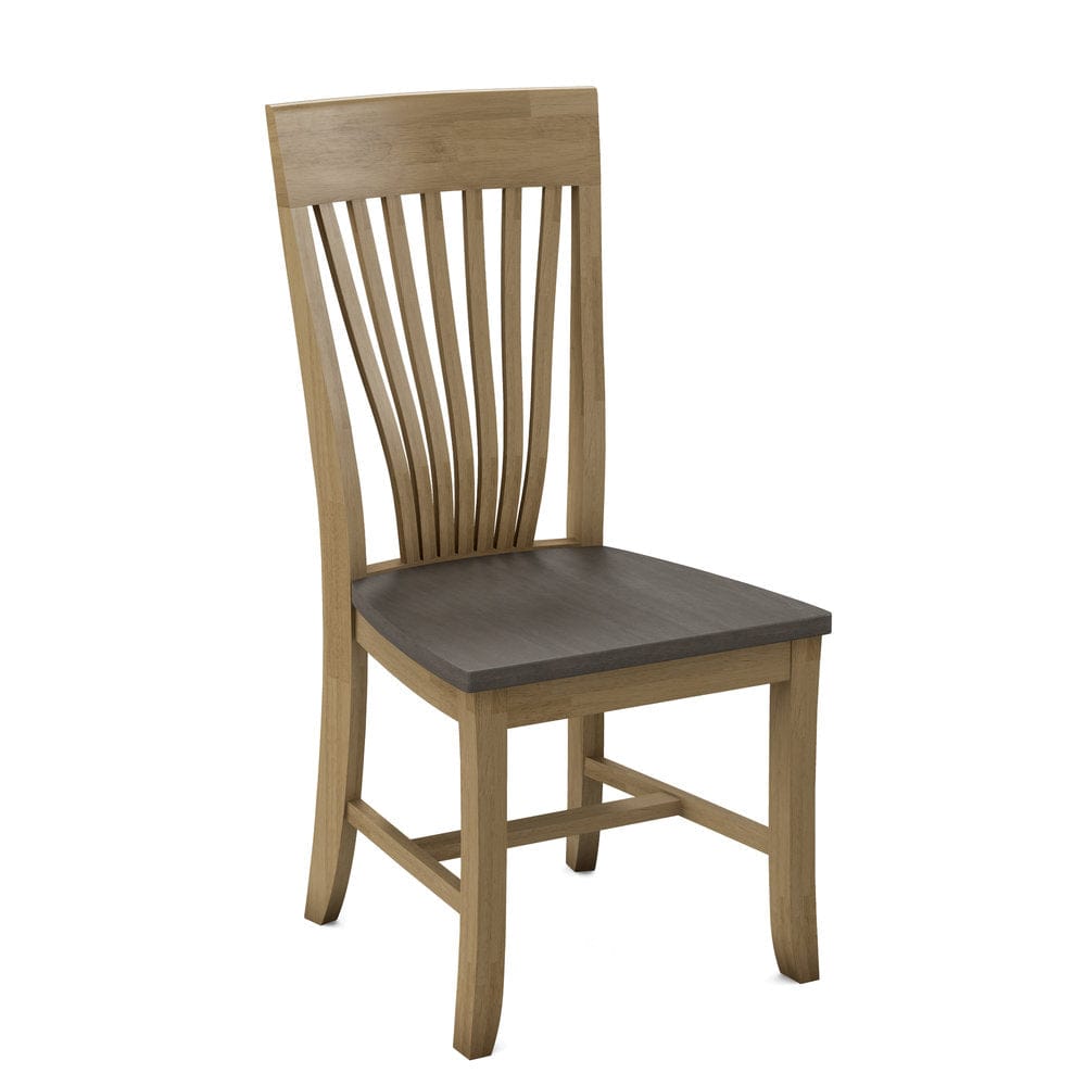John Thomas Furniture - Curated Amanda Chair Assembled Frame in Wheat Seat and Nickel (Set of 2) - CC-85B-178-187 view 1