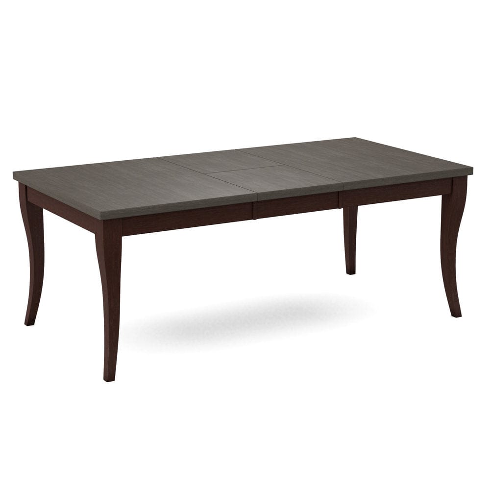 John Thomas Furniture - Curated Table Top 40X78 in Nickel with Flair Leg & Apron in Cognac - CTT-4078-187/CLB-40-51 view 1