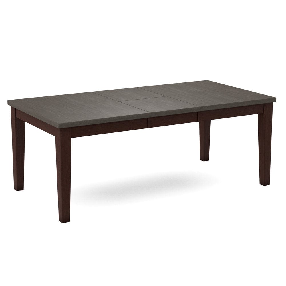 John Thomas Furniture - Curated Table Top 40X78 in Nickel with Shaker Leg & Apron in Cognac - CTT-4078-187/CLB-42-51 view 1