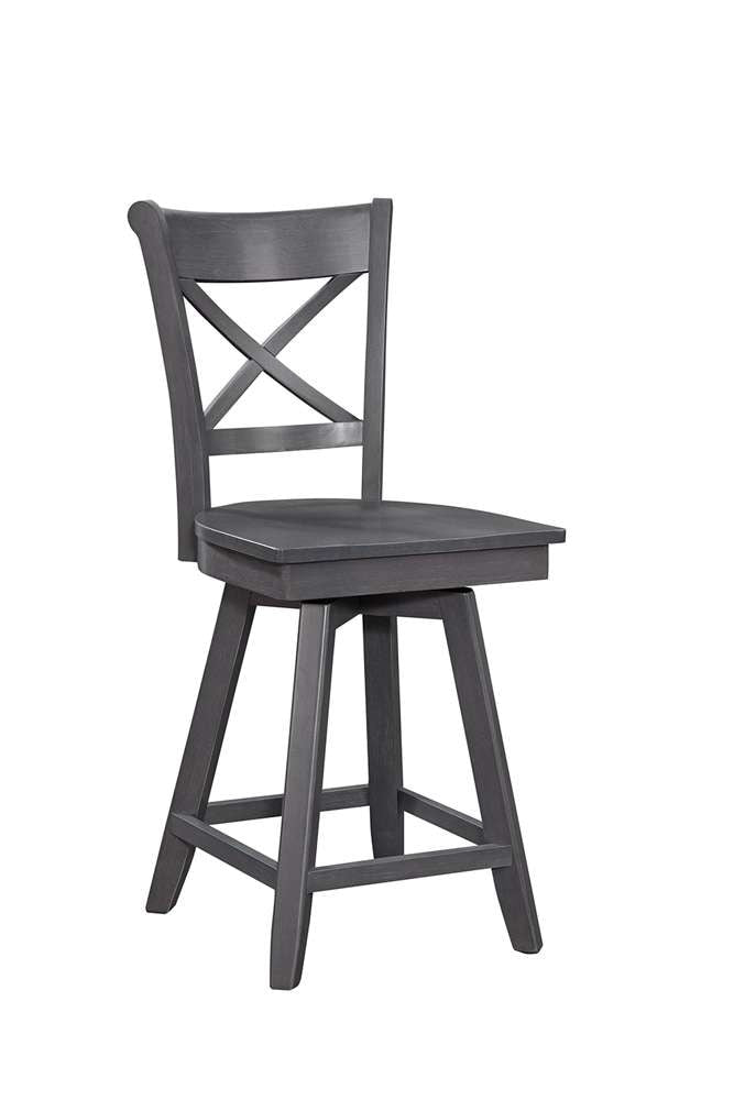 John Thomas Furniture - Dining Essentials - Charlotte Swivel Stool - S105-312SWB veiw 1