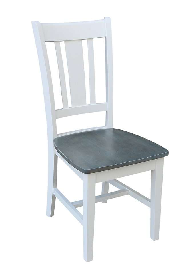 John Thomas Furniture - Dining Essentials - White/Gray San Remo Chair (RTA) (Set of 2) - CI05-10 veiw 1
