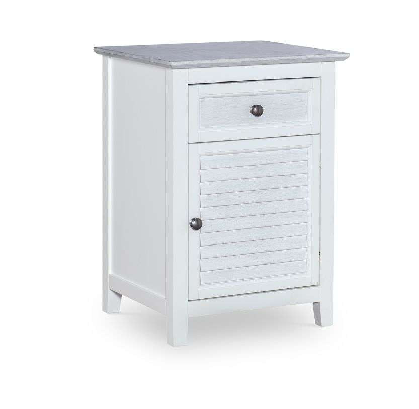 John Thomas Furniture - Hampton - 1 Drawer / Door Nightstand - BD128-1201DN veiw 1