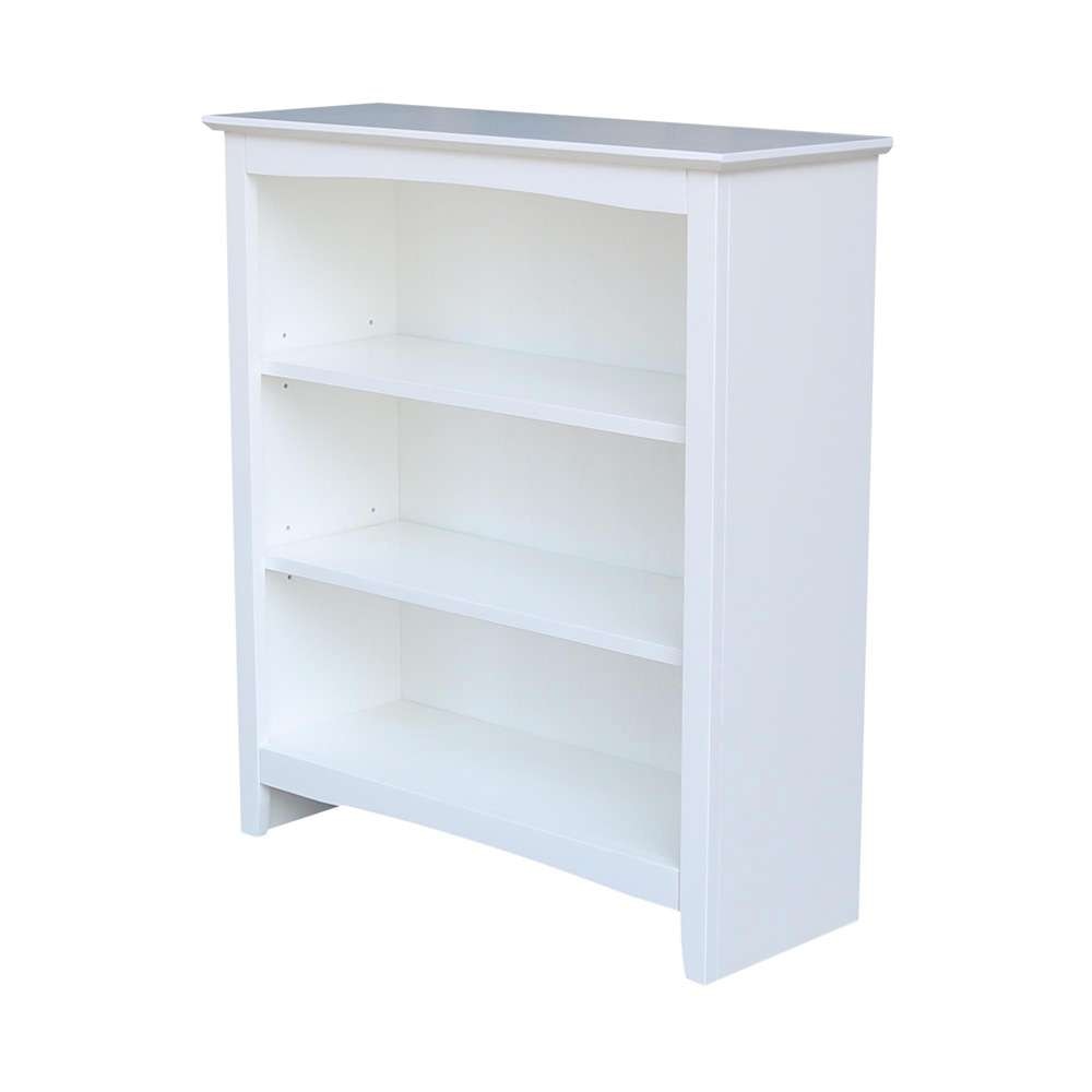 John Thomas Furniture - Hampton - Shaker Bookcase 32inW x 12inD x 36inH - SH08-3223A veiw 1
