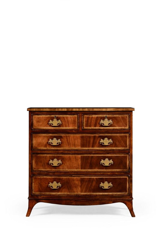Jonathan Charles Fine Furniture - Buckingham Medium Antique Mahogany Bedside Chest of Drawers - 492262-MAH veiw 2