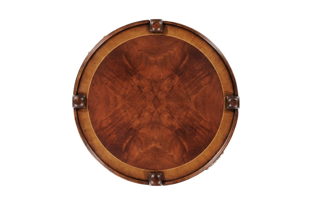 Jonathan Charles Fine Furniture - Buckingham Regency Style Mahogany Round Side Table - 492399-MAH veiw 3