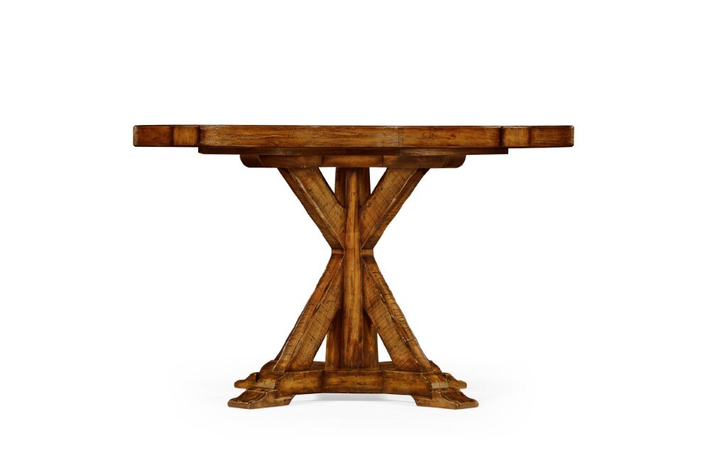 Jonathan Charles Fine Furniture - Casually Country 48in Walnut Circular Dining Table - 491086-48D-CFW veiw 2