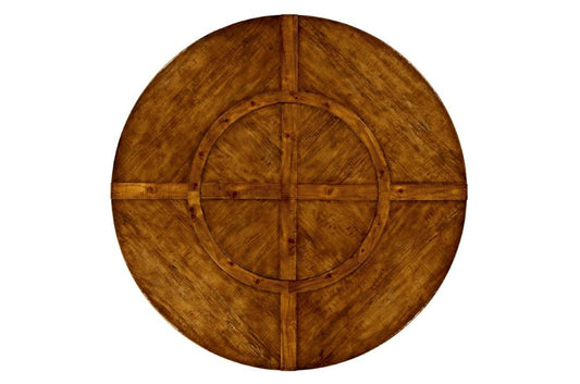 Jonathan Charles Fine Furniture - Casually Country 72in Walnut Round Dining Table with inbuilt Lazy Susan - 491101-72D-CFW veiw 2