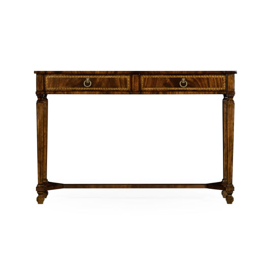 Jonathan Charles Fine Furniture - Buckingham - Empire Style Mahogany Two Drawers Console - 494846-MAH veiw 2
