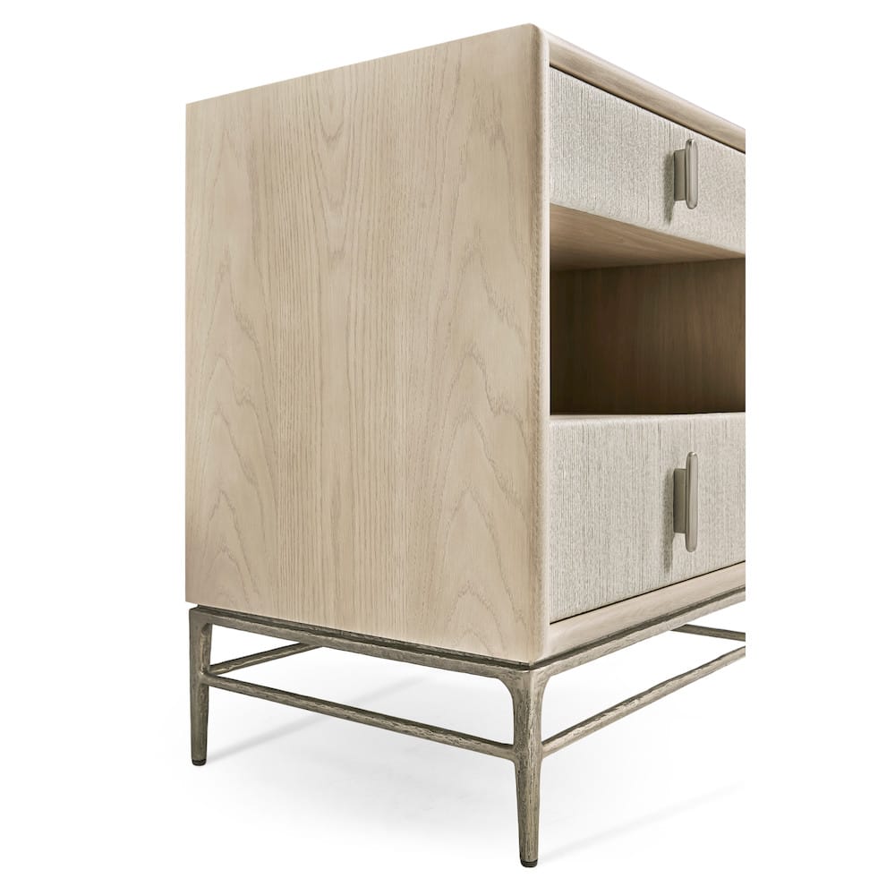 Jonathan Charles Fine Furniture - Clapotis Danish Cord Narrow Nightstand - 500424-DPC-24L view 10
