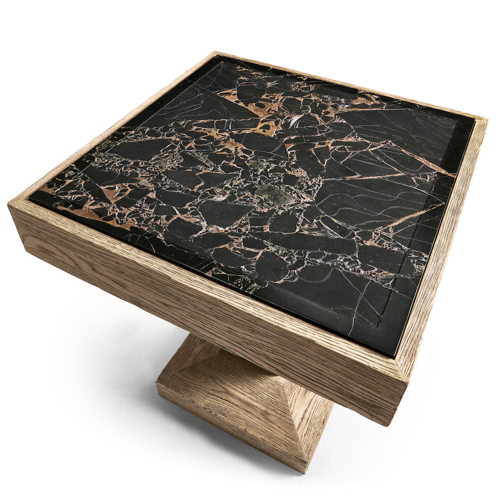 Jonathan Charles Fine Furniture - Echo Canyon Square Marble Side Table - 491285-FDO view 9