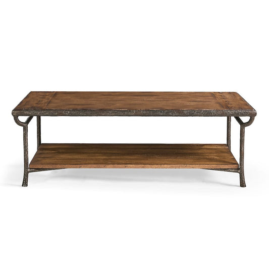 Jonathan Charles Fine Furniture - Forge Iron Cocktail Table - 491315-CMF view 2