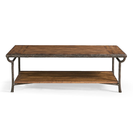 Jonathan Charles Fine Furniture - Forge Iron Cocktail Table - 491315-CMF view 2