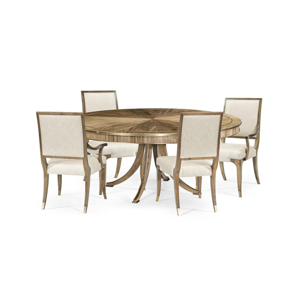 Jonathan Charles Fine Furniture - Hamilton Round Golden Amber Dining Table - 496000-72D-PGA veiw 6