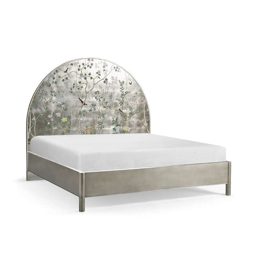 Jonathan Charles Fine Furniture - JC Modern - Shimmering Moon Half Round King Panel Bed - 004-1-113-HPS veiw 2