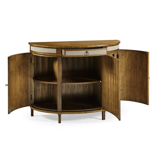 Jonathan Charles Fine Furniture - Reimagined Inductance Demilune - 493076-FWA-GFA veiw 2