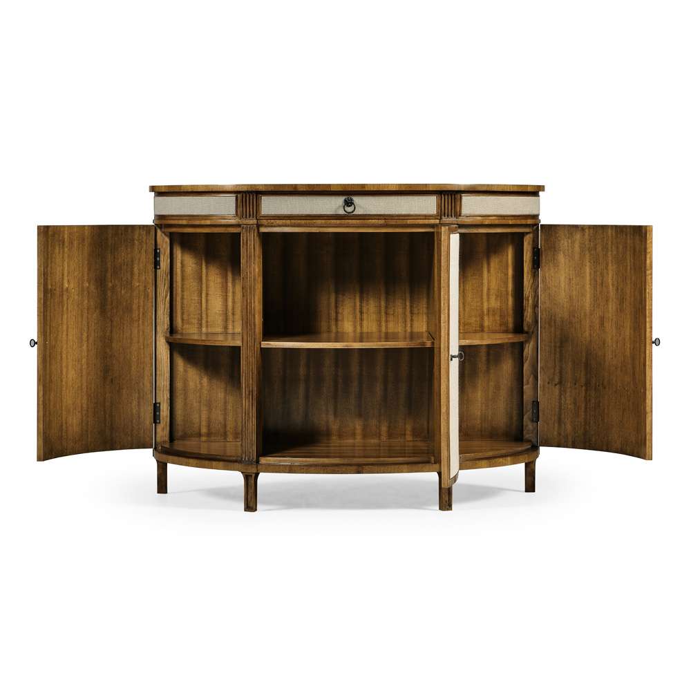 Jonathan Charles Fine Furniture - Reimagined Inductance Demilune - 493076-FWA-GFA veiw 4