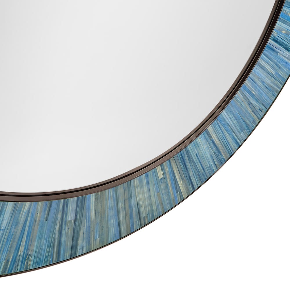 Jonathan Charles Fine Furniture - Sapphire Round Wall Mirror - 500588-ABS view 6