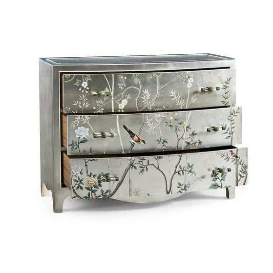 Jonathan Charles Fine Furniture - Shimmering Moon Bow Front Chest - 500394-HPS view 2