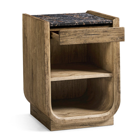 Jonathan Charles Fine Furniture - Stone Ridge Narrow Nightstand Light - 491270-TLA view 2