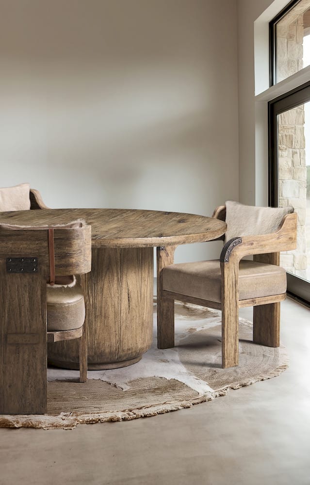 Jonathan Charles Fine Furniture - Stone Ridge Round Dining Table Light 60" - 491275-TLA-60D view 9