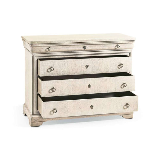 Jonathan Charles Fine Furniture - Timeless Entropy Louis Phillipe Drawer Chest in Bleached Walnut - 003-3-266-BLW veiw 2