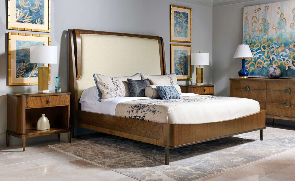 Jonathan Charles Fine Furniture - Toulouse Upholstered King Bed - 500353-USK-WTL-F300 veiw 4