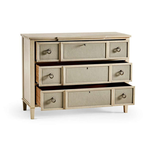 Jonathan Charles Fine Furniture - Water Neap Leather Front Chest - 001-1-900-LWS veiw 2