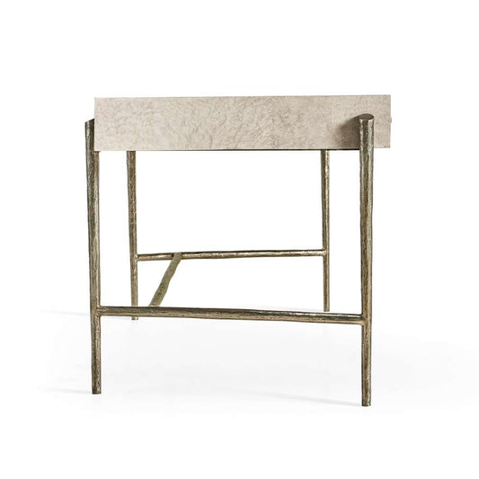 Jonathan Charles Fine Furniture - Water Surge Madrona Burl Desk - 001-4-0E1-MDL veiw 2