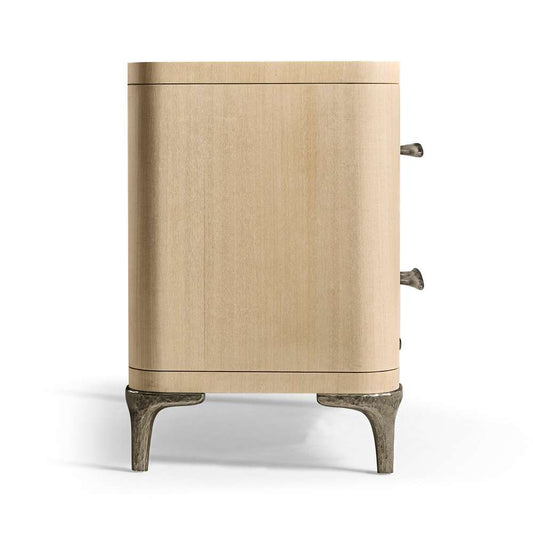 Jonathan Charles Fine Furniture - Water - Undercurrent Nightstand - 001-1-800-NLS veiw 2