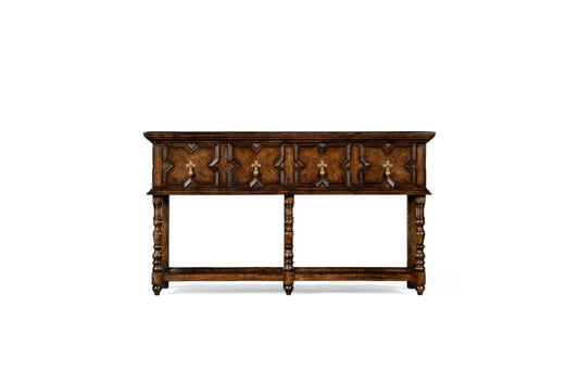 Jonathan Charles Fine Furniture - Sherwood Oak Tudor Style Dark Oak Buffet - 492988-TDO veiw 2