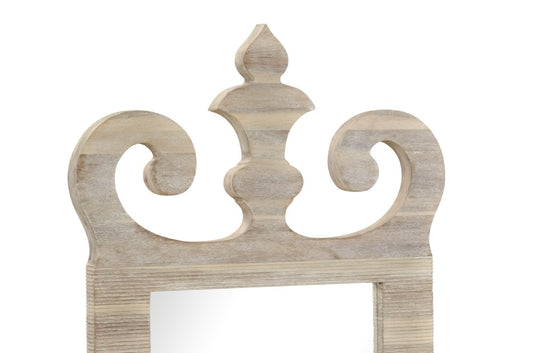 Jonathan Charles Fine Furniture - William Yeoward Country House Chic Abottsworth Washed Acacia Mirror - 530192-WAA veiw 2