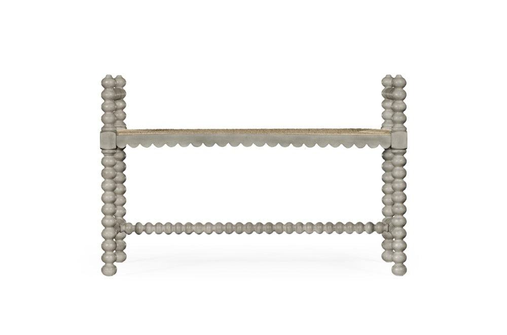 Jonathan Charles Fine Furniture - William Yeoward Country House Chic Bellingham Country Grey Single Bench - 530008-CGR veiw 2