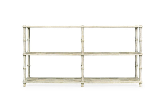 Jonathan Charles Fine Furniture - William Yeoward Country House Chic Bobbin Washed Acacia Console Table - 530206-WAA veiw 2