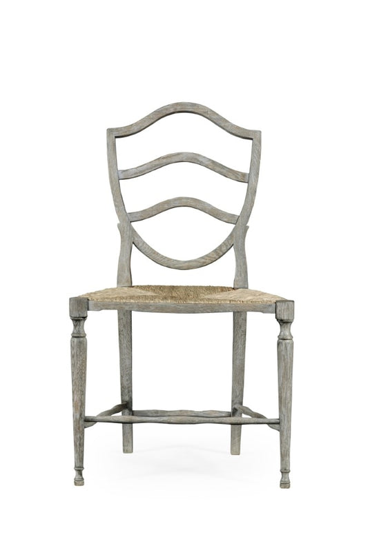 Jonathan Charles Fine Furniture - William Yeoward Country House Chic Bodiam Grey Oak Side Chair - 530000-SC-GYO veiw 2