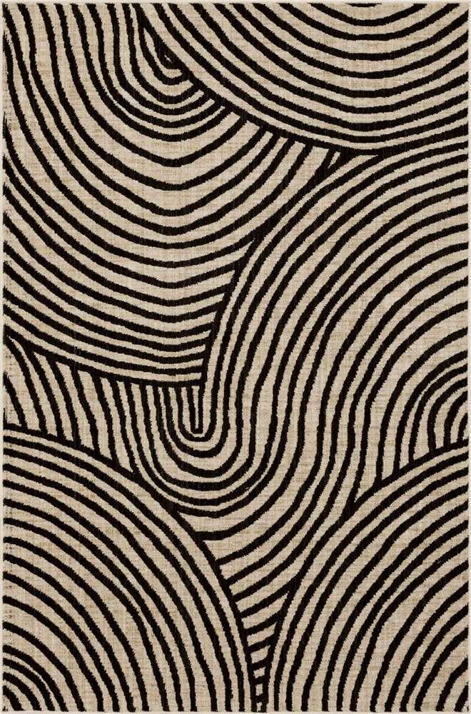 Karastan - Bobby Berk (Series 3) Remolino Onyx 9 6in x 12 11in Area Rug - 92440-90121-114155-IB veiw 1