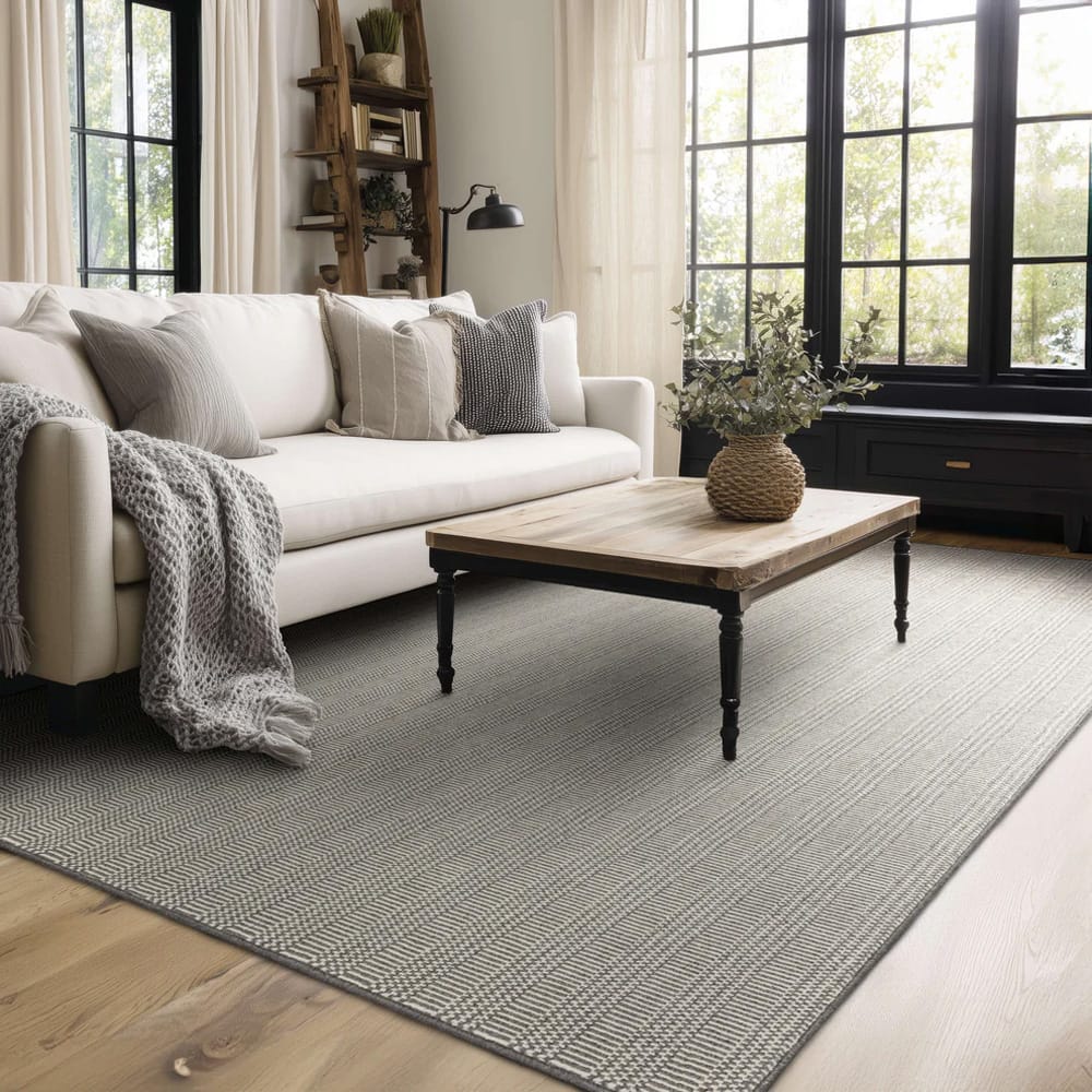 Karastan - Collinsworth Grey 6' x 9' Area Rug - R1468 131 072108 IR view 9