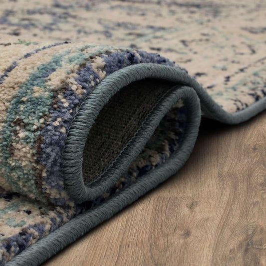 Karastan - Cosmopolitan Santee Indigo 5 3in x 7 10in Area Rug - 90960-50134-063094-IP veiw 2