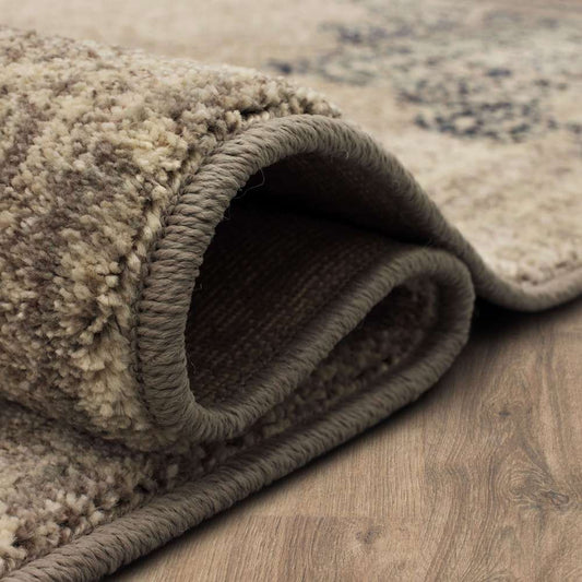 Karastan - Expressions by Scott Living Dharma Medallion Indigo 5 3in x 7 10in Area Rug - 91672-50102-063094-SG veiw 2