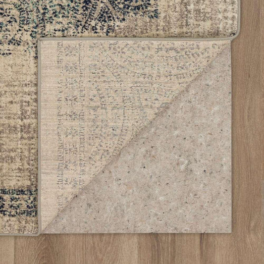 Karastan - Expressions by Scott Living Dharma Medallion Indigo 9 6in x 12 11in Area Rug - 91672-50102-114155-SG veiw 2