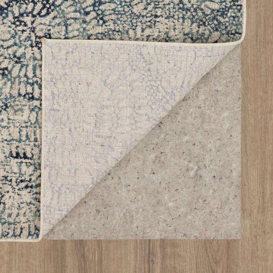 Karastan - Expressions by Scott Living Imprinted Blooms Aqua 2 4in x 7 10in Area Rug - 91671-60110-028094-SG veiw 2
