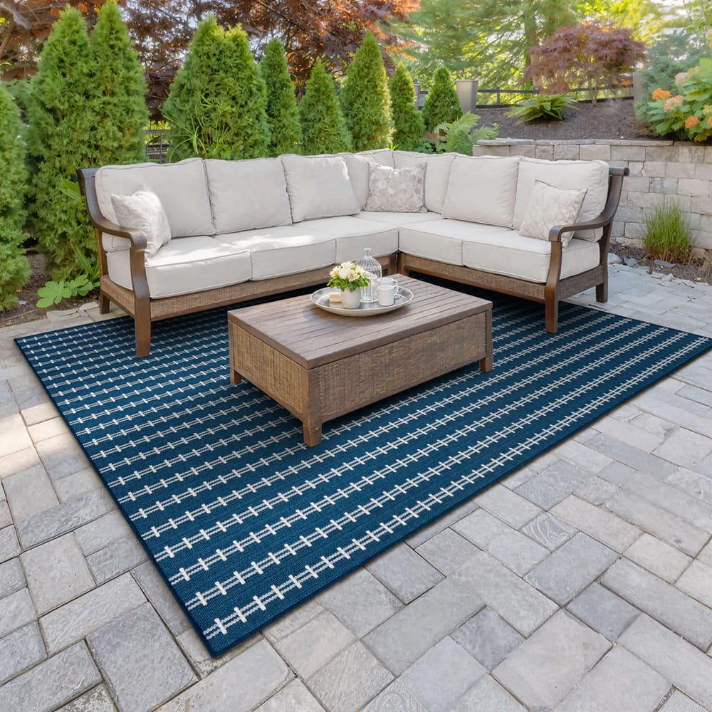 Karastan - Gulfport Navy 8' x 10' Area Rug - R1470 121 096120 IR view 9