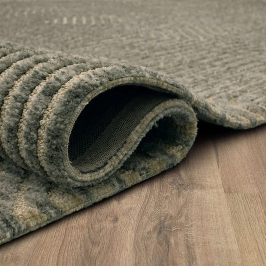 Karastan - Lost City Neutral 9' 6" x 12' 11" Area Rug - R1145 412 114155 DJ view 2