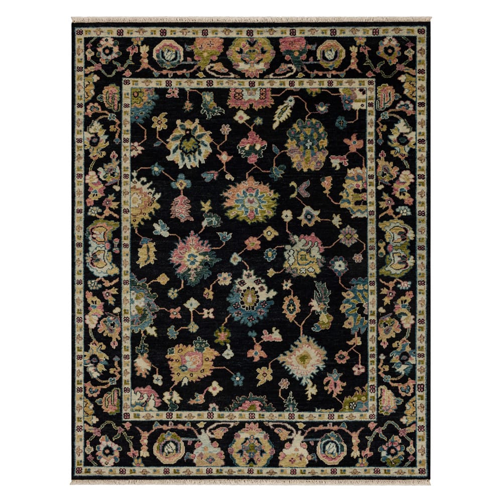 Karastan - Morgan Black 1' 6" x 1' 6" Area Rug - R1437 989 018018 IR view 1