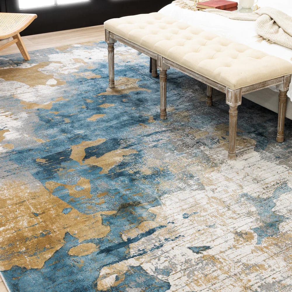 Karastan - Nuvole Grey Blue 8' x 11' Area Rug - R1289 4311 096132 IP view 8